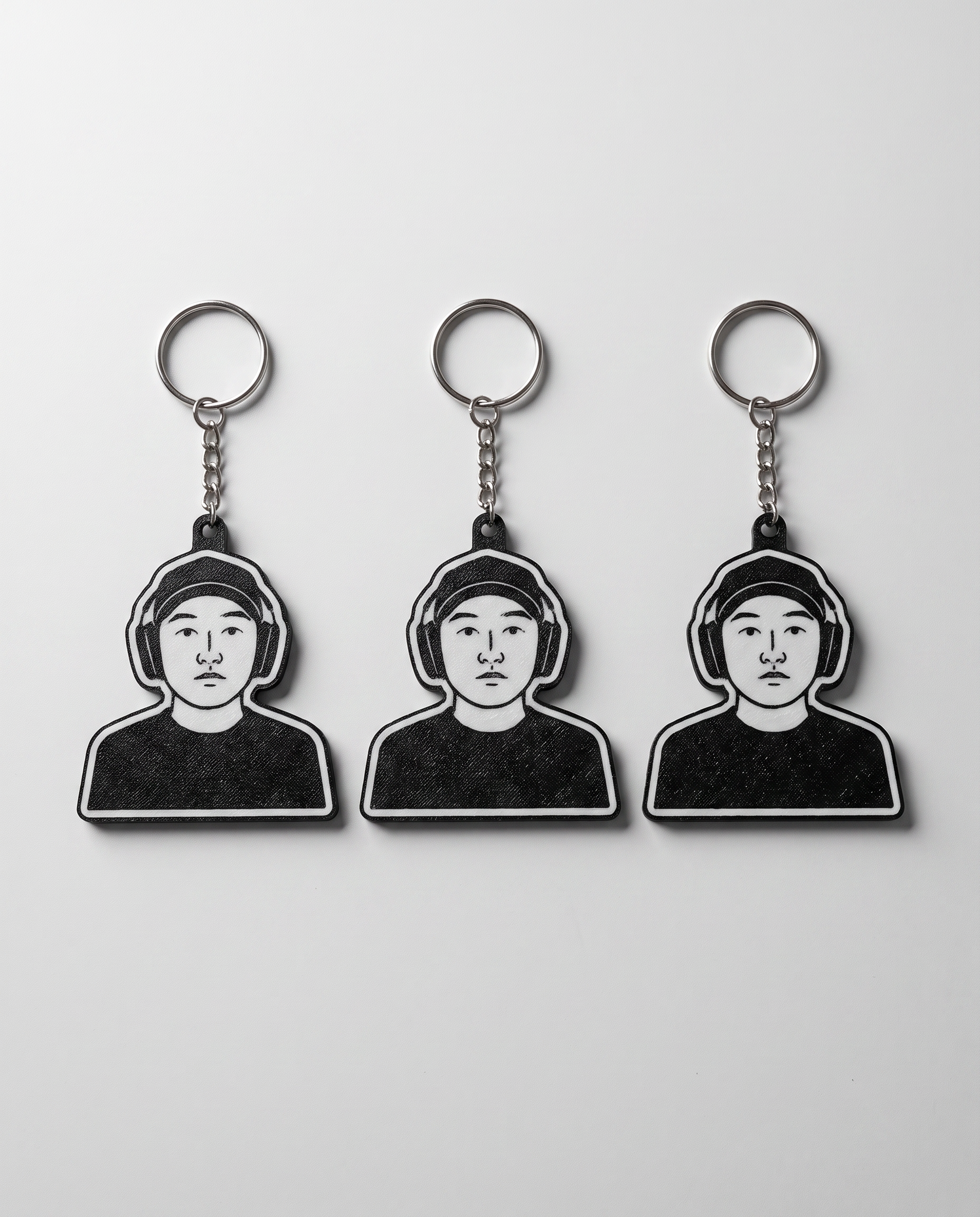 Custom Portrait Keychain
