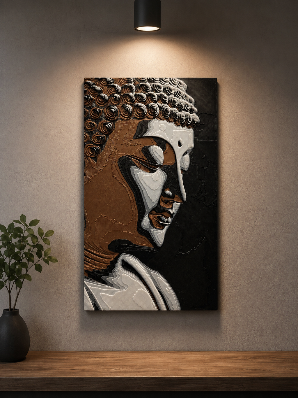 hughforge portrait lord buddha