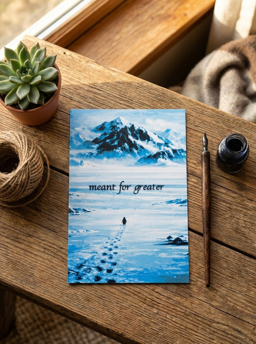 Penguin Textured Relief Art