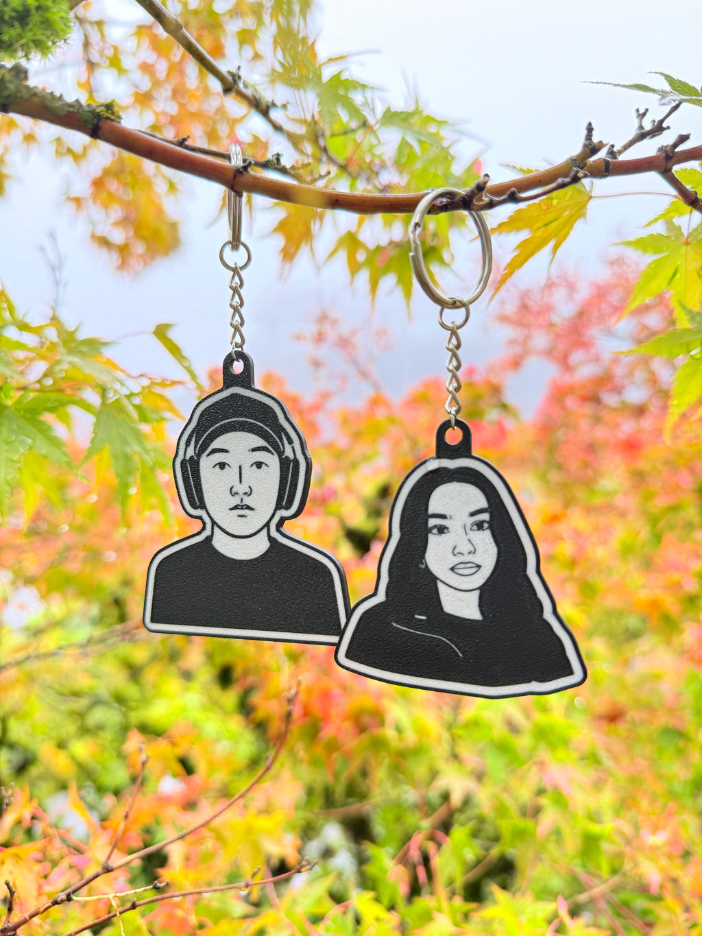 Custom Portrait Keychain