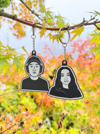 Custom Portrait Keychain