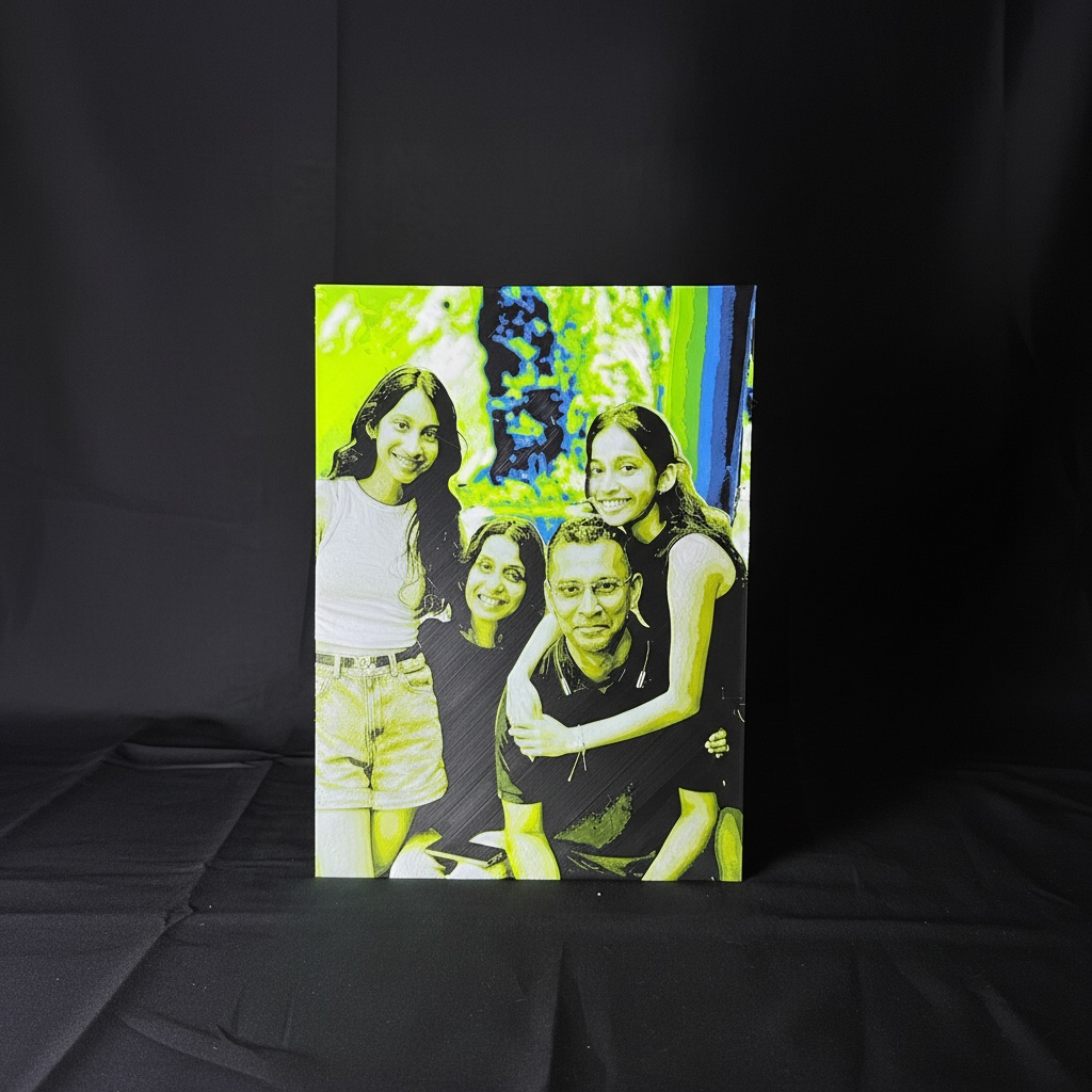 4-Color Customized 3D Portrait