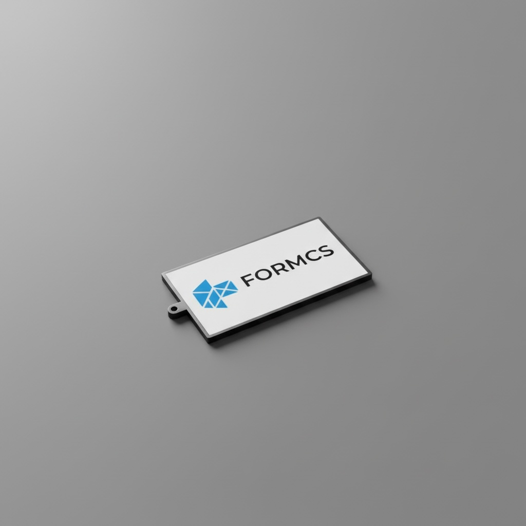 customizable 3d printed keychain