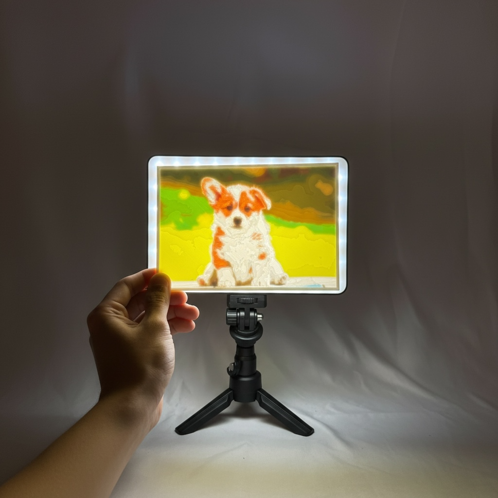 Custom Color Lithophane Light Portrait