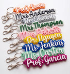 Customizable 3D Printed Name Keychain