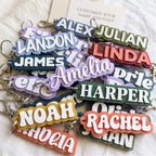 Customizable 3D Printed Name Keychain