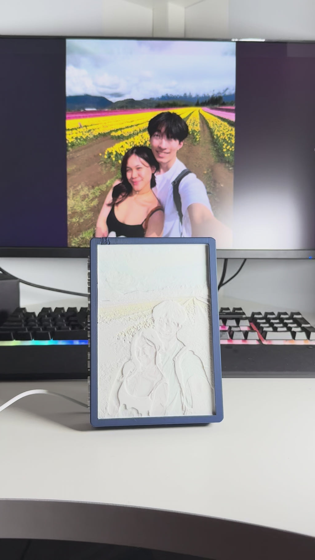 Custom Lithophane Portrait